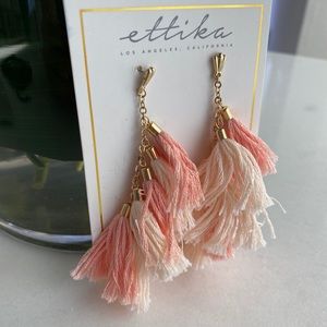 Ettika LA tassel earrings
